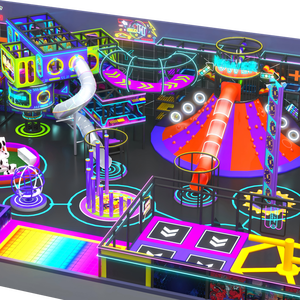 Aoleao - Centro de Entretenimiento Personalizado con Luces de Neón, Toboganes en Espiral, Trampolines y Piscinas de Pelotas Interactivas para Todas las Edades, Certificado por CE y TUV - Product Image 3