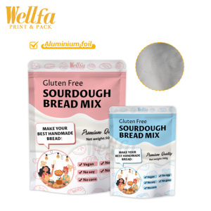 Emballage de <span class=keywords><strong>farine</strong></span> de qualité alimentaire réutilisable sur pied personnalisé 100g 250g 500g 1kg Étanche à l'humidité Sans <span class=keywords><strong>gluten</strong></span> Mélange de pâte à pain au levain en poudre Sac - Product Image 5