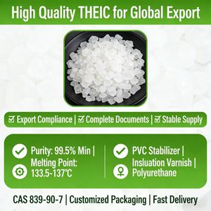 THEIC 1,3,5-Tris(2-idrossietil)isocianurat CAS 839-90-7 ad Alta Purezza per Stabilizzatore Termico PVC e Vernice Isolante - Product Image 4