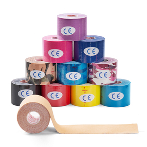 Support de <span class=keywords><strong>genou</strong></span> en coton de marque privée avec bande élastique de kinésiologie sportive pour la protection des ports - Product Image 1
