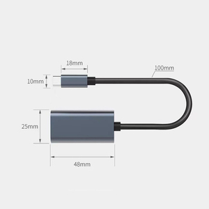 SIPU Ultra alta velocità 4K 30Hz 60hz PVC giacca <span class=keywords><strong>HDMI</strong></span> cavo <span class=keywords><strong>USB</strong></span> 3.1 tipo C maschio a per <span class=keywords><strong>HDMI</strong></span> adattatore <span class=keywords><strong>convertitore</strong></span> femmina - Product Image 5