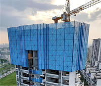 Andamio Eléctrico Autoelevable para la Construcción de Edificios de Gran Altura