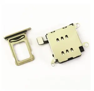 Conector de lector Sim Dual Flex, con bandeja de tarjeta Sim para iPhone 12 12 pro, lector de sim dual con flex y bandeja