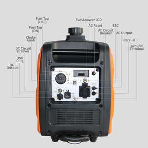 Portable 3000W <b>Gasoline</b> <b>Generator</b> 3kVA Single Phase 50Hz 4-stroke Engine Electrical Starting System DL3100i 3KW Nverter Generato - Product Image 3