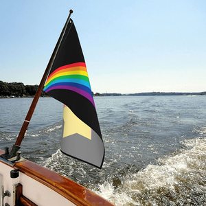 Expédition rapide Top Vente 3x5 ft Haute Qualité Imprimé LGBT Pride Garden Flag Be Kind Hand Waving Stars Rainbow Love Drapeaux personnalisés - Product Image 3