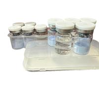 Poudre de peptide de cuivre bleu GHK-Cu de qualité cosmétique avec une pureté de 99 %, riche en ingrédients nourrissants pour la peau