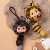 100% Original Popmarts Bobobella V4 série jouet La Bub Figure aveugle en peluche mystère aveugle paquet suspendu accessoire aveugle boîte à jouets