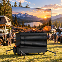 Écran LED portable, écran numérique extérieur pour la publicité d'événements en plein air