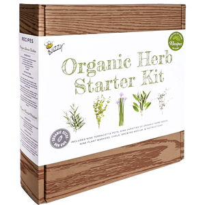 Kit de culture de <span class=keywords><strong>jardin</strong></span> d'herbes biologiques |   Ensemble cadeau de 9 variétés pour la maison et l'intérieur - Product Image 4