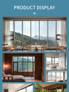 Cửa sổ nhôm kính đôi <span class=keywords><strong>2025</strong></span> cho các tòa nhà dân cư hiện đại và biệt thự <span class=keywords><strong>2025</strong></span> chắn gió Khung vật liệu hợp kim nhôm - Product Image 6