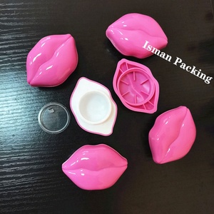 ISMAN - Bálsamo Labial <span class=keywords><strong>de</strong></span> Lujo en Envase con Forma <span class=keywords><strong>de</strong></span> Labios, 10 g, Color Rojo Rosa, Estuche <span class=keywords><strong>de</strong></span> Plástico PP, Venta al por Mayor, Etiqueta Privada, Logotipo Personalizado - Product Image 2