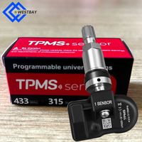 Sensor TPMS Autel MX 2 in 1 Mendukung 315MHz 433MHz Sistem Pemantau Tekanan Ban TPMS yang Dapat Diprogram