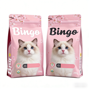 Sacchetto per Alimenti per Animali Domestici da 5kg 10kg 20kg della <span class=keywords><strong>Fabbrica</strong></span> di Imballaggi Haodong, Busta con Fondo Piatto Richiudibile con Cerniera per Alimenti per Cani - Product Image 5