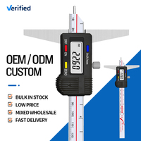 Hengliang haute précision 0-150mm en acier inoxydable jauge de profondeur numérique électronique sonde à aiguille étriers Vernier