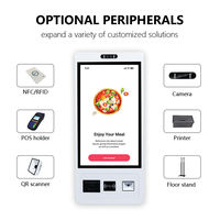 Terminal de paiement en libre-service à écran tactile moderne de 21,5 pouces, prise en charge du SDK, Android 11, certifié CE/FCC/ROHS, logo personnalisable