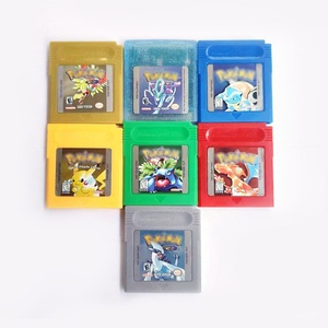 7 Colors Top Quality Red Blue Green Gold Sliver Crystal Yellow Video <b>Game</b> Card for GBC - Product Image 2