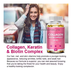 Güzellik kollajen takviyeleri kollajen kapsüller C vitamini kollajen yumuşak jel kapsüller Anti-Aging cilt parlatma ürünleri için yüz - Product Image 2