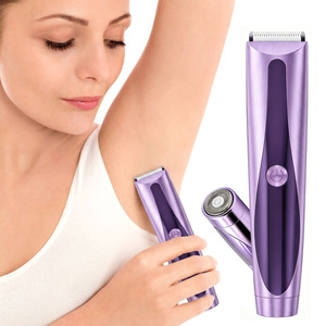 Tondeuse Électrique Rechargeable pour Jambes, Bras et Maillot, <span class=keywords><strong>Rasoir</strong></span> Épilateur pour <span class=keywords><strong>Femme</strong></span>, Épilation <span class=keywords><strong>Visage</strong></span> et Corps - Product Image 1