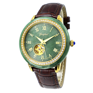 Reloj de Jade de Lujo para Hombre, Movimiento Automático, Esfera de Jade Verde Genuino, Resistente al Agua 50M, Reloj de Pulsera Ejecutivo - Product Image 2