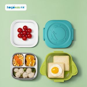 Assiettes à vaisselle pour bébé avec couvercles ensemble de bols en Silicone Anti-déversement bol pour bébé - Product Image 2