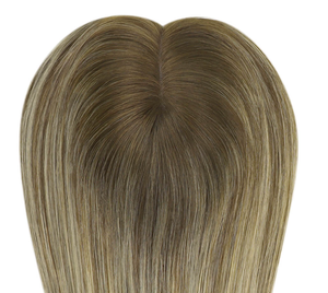 2024 nouveau Design soie base de cheveux humains topper cheveux topper cheveux humains juif humain topper - Product Image 3