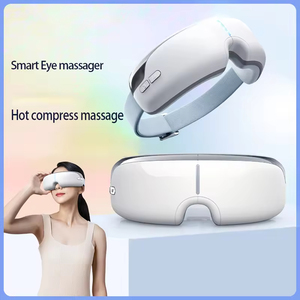 เครื่องนวดตาไฟฟ้าอัจฉริยะรุ่นล่าสุดแบบพับได้ พร้อมฟังก์ชั่นเพลง ลมร้อน และแรงกดร้อนเพื่อบรรเทาอาการปวดหัว - Product Image 6