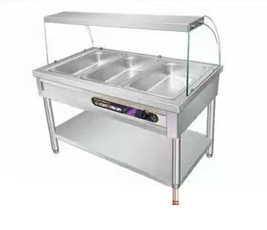 VICTORY Factory Supply Electric Bain Marie Calentador de alimentos 304 Acero inoxidable para mostrador de comida caliente en Singapur Hoteles Restaurantes - Product Image 2