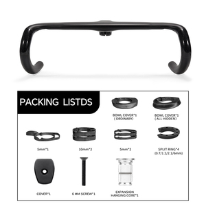 <span class=keywords><strong>Manillar</strong></span> de Bicicleta de Carretera Personalizado, Ligero, <span class=keywords><strong>con</strong></span> Cableado Interno, <span class=keywords><strong>Manillar</strong></span> Integrado de Carbono para Bicicleta de Carretera, Diseño Drop/Aero/Ergonómico - Product Image 4