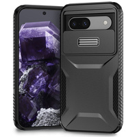 Conception d'armure pour Google Pixel 7/7A/7 Pro/8/8A/8 Pro/9/9 Pro étui de protection de fenêtre à lentille coulissante TPU + PC couverture arrière antichoc