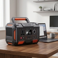 Station d'alimentation à batterie à onde sinusoïdale pure Quiet Power 300W 270Wh, générateur solaire pour ordinateur portable, appareil photo, travail en extérieur OVO-A3E