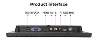 Monitor Táctil Capacitivo IPS FHD de 10 Pulgadas Compatible con Sistema Linux Windows Raspberry Pi 3B para Exhibición en Tiendas