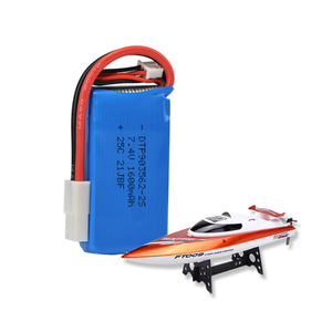 <span class=keywords><strong>Batterie</strong></span> Lipo RC, haute décharge 903462 903562 2S 7.4V, 1500mAh 1600mAh, pour télécommande de vitesse de <span class=keywords><strong>bateau</strong></span> - Product Image 1