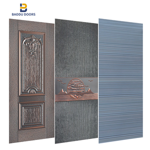 Gợn sóng thép không gỉ tấm kim loại khắc Tấm Báo Chí dập nổi kim loại cửa da cho cửa thép an ninh - Product Image 3