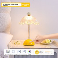 Lampe de table de luxe minimaliste sans fil à commande tactile rechargeable de style nordique haut de gamme pour hôtel et restaurant