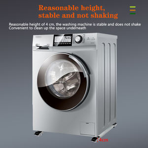 Base de <span class=keywords><strong>Machine</strong></span> à <span class=keywords><strong>laver</strong></span> robuste de vente chaude 2025 Base en métal mobile et réglable universelle avec 24 roues - Product Image 4