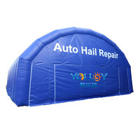 YOLLOY IT-809 Tente tunnel gonflable pour réparation de grêle automobile, garage et protection de véhicules