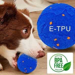 Pelota de juguete para mascotas, eléctrica, recargable, inteligente, automática, interactiva, indestructible, de espuma, para perros, en forma de perro - Product Image 2