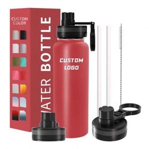 Wholesale 500ml/750ml/1L Custom Printed Logo Stainless Steel Water Bottle With Handle for Bulk - Product Image 3