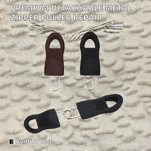 ตัวดึงซิปโลหะคุณภาพสูงแบบถอดเปลี่ยนได้ ป้องกันนิกเกิล พร้อมระบบล็อคอัตโนมัติ สำหรับซ่อมแซมและตกแต่งแบรนด์ต่างๆ - Product Image 2
