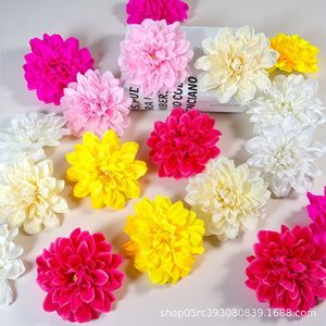 Tête de fleur artificielle Dahlia 13cm, branche unique, pour décorations de mariage - Product Image 3