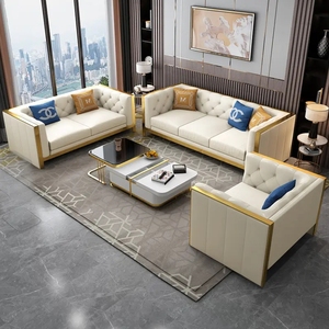 Stile moderno 1 + 2 + 3 comodo tessuto soggiorno Hotel scuola divano componibile senza poltrona gonfiabile divano rettangolare - Product Image 3