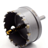 Coupeur de scie cloche TCT de précision pour le perçage de gros trous sur métal acier tige en aluminium plastique fabriqué en carbure de tungstène HSS