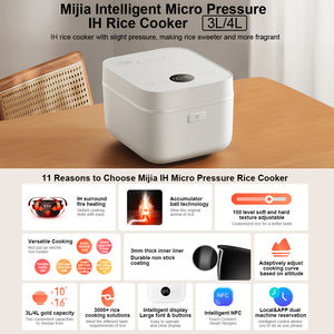 Original pour <span class=keywords><strong>Xiaomi</strong></span> Mijia Intelligent Micro Pressure IH Rice Cooker 4L Smart Display App Control NFC IH Surround Fire Heating - Product Image 2