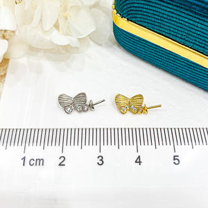 Colgante de Plata S925 Estilo Mariposa para DIY, Collar Vacío con Cuentas Redondas de 9-12mm, Accesorios para Perlas 30782 - Product Image 4
