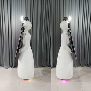 Robot <span class=keywords><strong>photo</strong></span> IA de haute qualité avec grand écran et lumières LED éblouissantes - Cabine <span class=keywords><strong>photo</strong></span> idéale <span class=keywords><strong>pour</strong></span> les fêtes, impression instantanée, 360° °   Rotatif - Product Image 2