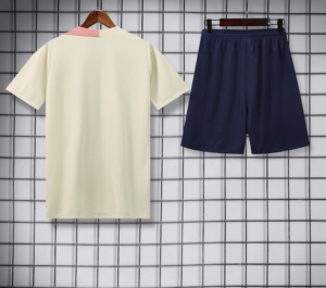 Conjunto de Camiseta y Pantalones Cortos de Entrenamiento de Fútbol para Hombre <span class=keywords><strong>Barcelona</strong></span>, Secado Rápido, Traje Deportivo de Fútbol Personalizable - Product Image 2