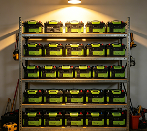 Multi-purpose Industrial Battery Storage <b>Shelf</b> for UPS Data Center and Renewable Energy Systems - Product Image 1