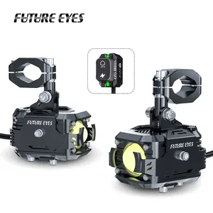Gelecek gözler F150 toptan kablolu arkadan aydınlatmalı anahtarı yardımcı sis LED motosiklet ışıkları
