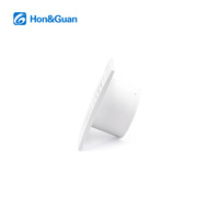 Ventilateur d'extraction axial en ligne 4 pouces 100 mm à économie d'énergie avec protection contre la surchauffe en ABS pour salle de bain et usage commercial léger