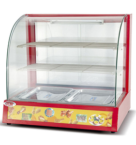 Vetrina Riscaldata Multifunzione Controllata da Microcomputer in Acciaio Inox per Panini e Hot Dog con Display in Vetro e Alimentazione Elettrica - Product Image 4